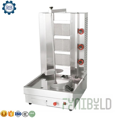 Gas shawarma-kebab maker F3ShmG(u)/11209 (with motor) (Shaverma) (515x800x1270mm, 0.48kg/h)