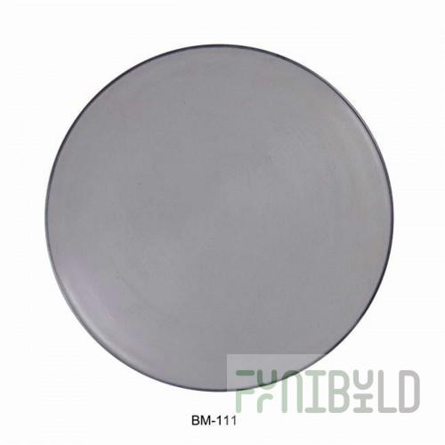 Yanco BM-111 11-1/2 Inch Diameter Two-Tone Round Plate Melamine