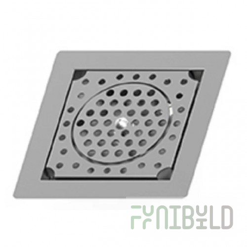 Eagle DIGRT-6 8 Inch Glass Rinser Heavy Gauge Type 300 Stainless Steel with Actuation Disk