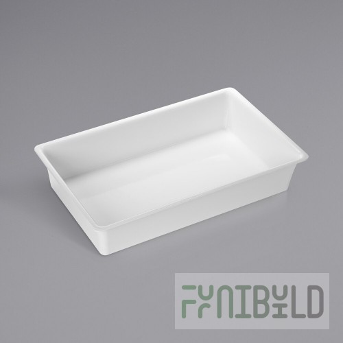 American Metalcraft MRECB21 328 Oz Melamine Bowl Rectangular White