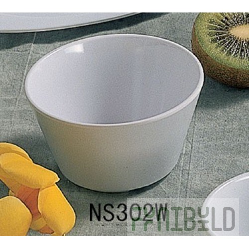 Thunder Group NS302W 8 Oz Melamine Bouillon Cup Break-resistant White