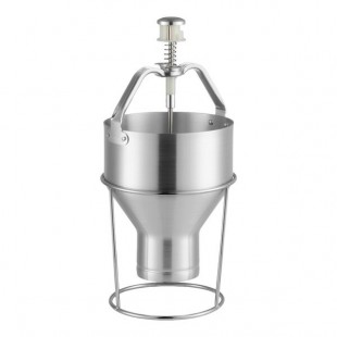 Choice 88 oz. Aluminum Pancake / Waffle Batter Dispenser with Stand