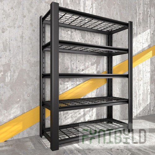 Eagle 2448V74 48 Inch 4-Tier Shelving Unit Wire Gray Epoxy Finish