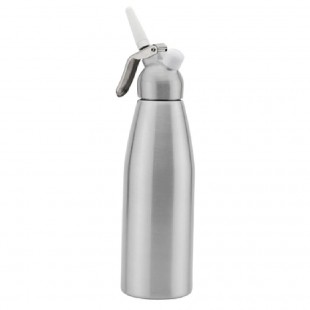 Browne Foodservice 574407 0.5 Quart Manual Whipped Cream Dispenser Aluminum