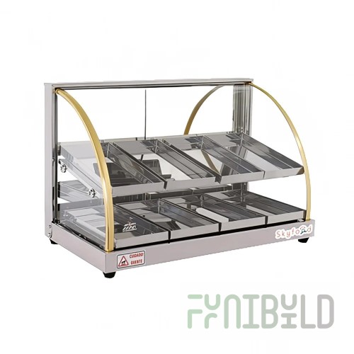 Skyfood Equipment FWDE2-25 24-3/4 Inch Heated Deli Display Case Countertop
