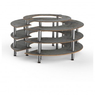 Steelite MGSMONMV0101 Metal Base Only For Large Mono Table. Vanilla Mogogo Mixed Materials