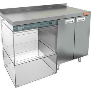 Table with a wing for dishwasher Hicold NBMSZKP-12/7BL (1200x700x850mm, with a wing for dishwasher on the left)