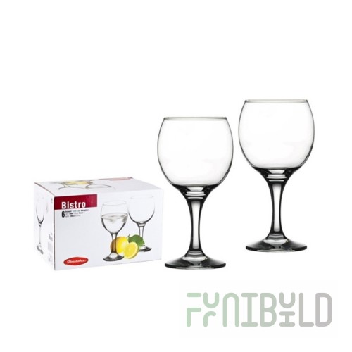 Wine glass 290ml BISTRO (pack. 12 pcs.) art. 44411/44411 SL, pack. 12 pcs.