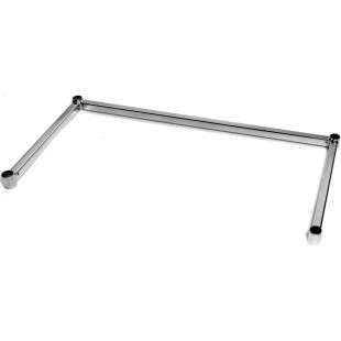 Eagle CF2442-S 42 Inch Channel Frame Stainless Steel 3-sided Shelving