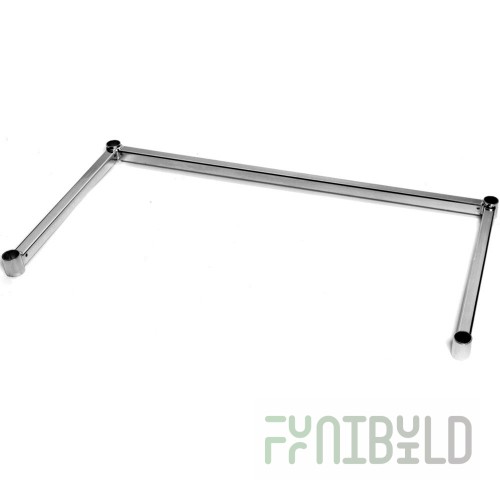 Eagle CF2442-S 42 Inch Channel Frame Stainless Steel 3-sided Shelving