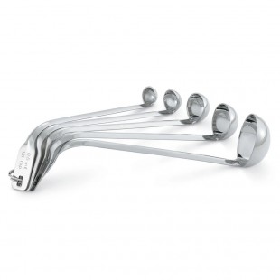 Vollrath 44572 5-piece Set Stainless Steel Measuring Ladles Short Handles
