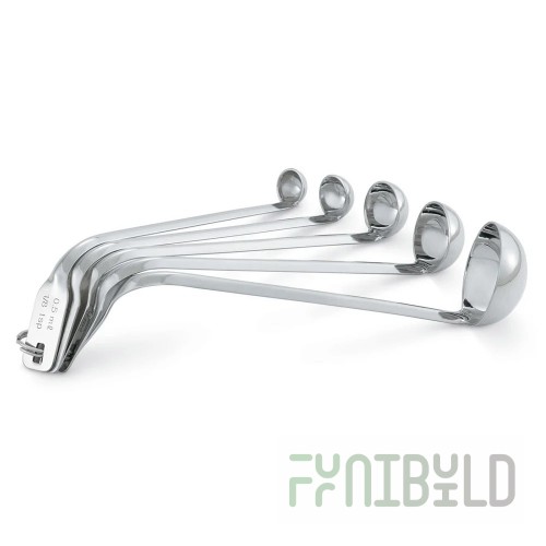 Vollrath 44572 5-piece Set Stainless Steel Measuring Ladles Short Handles