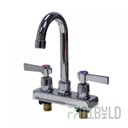 Advance Tabco K-52 Faucet 4 Inch OC Lead Free Gooseneck Stainless Steel