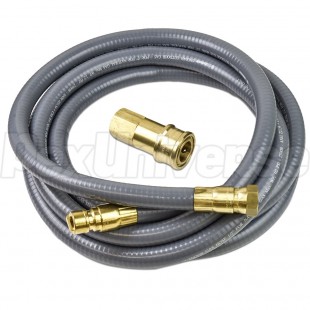Dormont 30D-12QD 12 Inch Portable Outdoor Gas Connector With Quick Disconnect Fitting Dormont 30D-12QD 12 Inch Portable Outdoor Gas Connector With Quick Disconnect Fitting