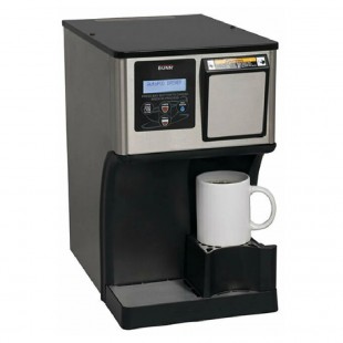 Bunn 42300.0000 10 Oz Automatic Single Tank Coffee Brewer Stainless Steel with Pod Disposal