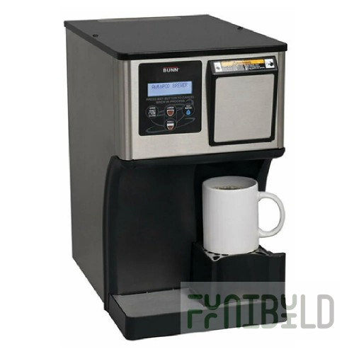 Bunn 42300.0000 10 Oz Automatic Single Tank Coffee Brewer Stainless Steel with Pod Disposal
