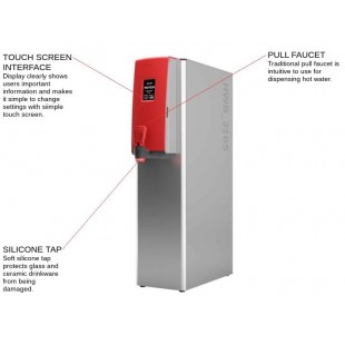 Fetco B210552 Hot Water Dispenser 5 Gallon Traditional Pull Faucet With Soft Silicone Tap