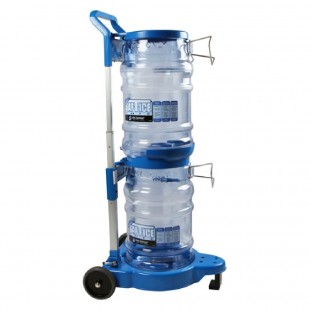 San Jamar SICART60 Open Frame Cart For (2) 6 Gallon Saf-T-Ice Totes