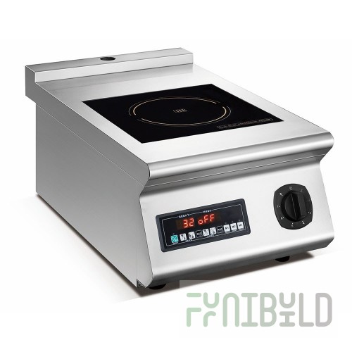 Induction cooker PEI-1N/G1, (tabletop)-1 burner; power consumption-5 kW. 445(365)*470*174
