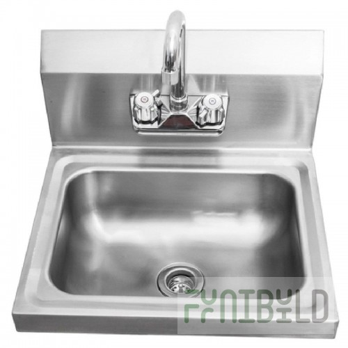 Sapphire Manufacturing SMHS-01 Hand Sink Wall-mounted Open Sided