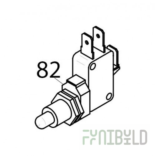 Door microswitch PUL30006 Piron art. KPL00006