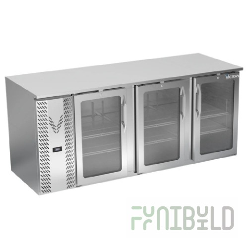 Victory VBB78HC-S Back Bar Refrigerator Three-section 78