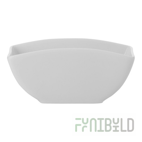 1880 Hospitality W6030000901 6 Oz. Sugar Bowl Round With Lid Porcelain Warm White
