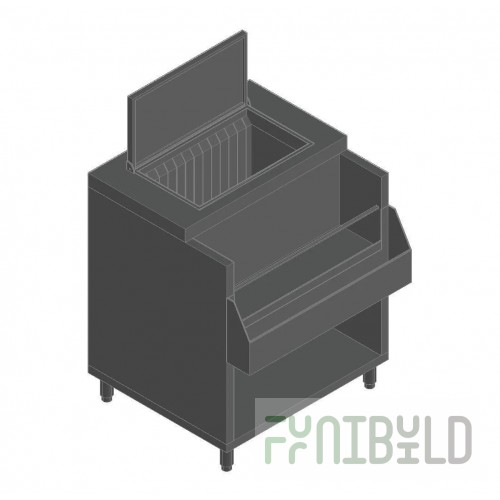 Hicold bar station NBMWL-6/7B (600x700x850mm, with side)