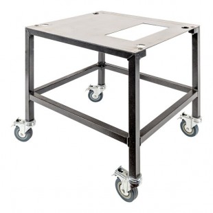 Edlund MP201 21 Inch Mobile Stand for French Fry Cutter Stainless Steel with Casters