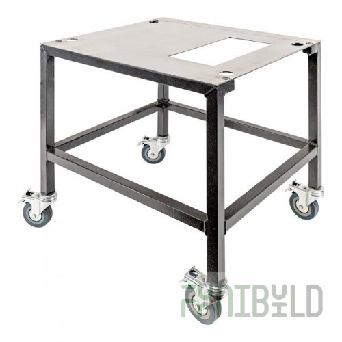 Edlund MP201 21 Inch Mobile Stand for French Fry Cutter Stainless Steel with Casters
