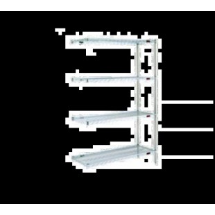 Eagle A5-74-1872Z 72 Inch Add-On Shelving Unit 5-Tier Wire Zinc Finish