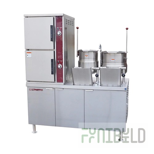 Southbend DCX-2S-6-6 Convection Steamer/Kettle Direct Steam (2) Compartment