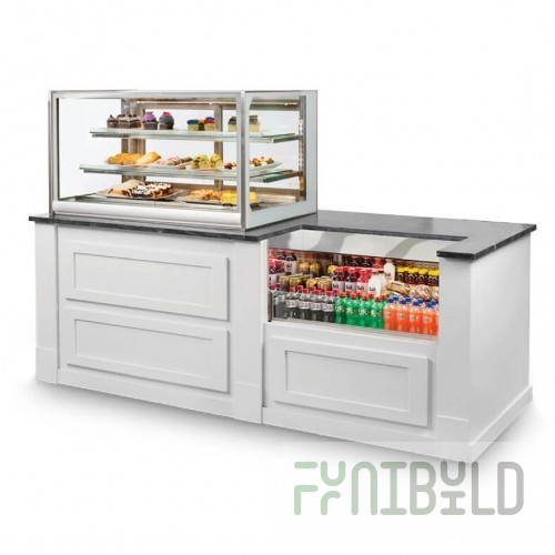Federal Industries SQ3CB 36 Inch Refrigerated Bakery Display Case with Glass Shelves