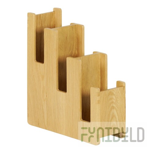 Cal-Mil Sydney Oak 3-Tier Cup / Lid Organizer 23187-21