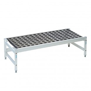 Fermod 6391091096 38 Inch Dunnage Rack Rail Anodized Aluminum 800 lbs Max Weight