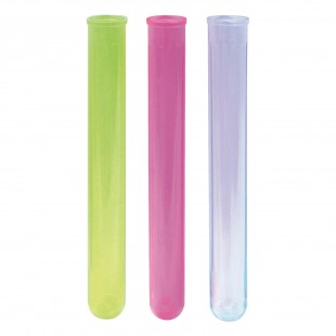 Bar Maid CR-1620AC 0.85 Oz Shooter Tubes Assorted Neon Colors 100 Packs