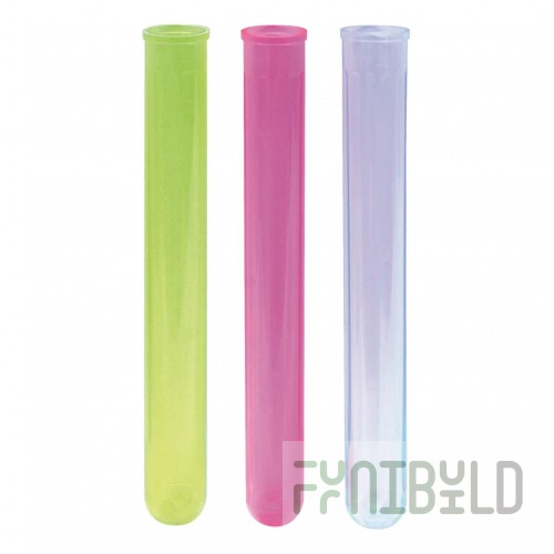 Bar Maid CR-1620AC 0.85 Oz Shooter Tubes Assorted Neon Colors 100 Packs