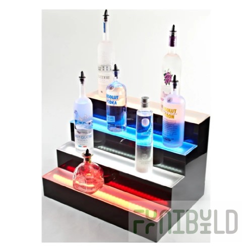 Victory LBD4-72L Lighted Liquor Display 4-tier 72
