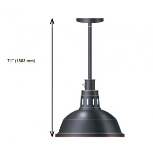 Hatco DLL-760 12-1/2 Inch Diameter Luminaire Decorative Lamp 100 Watt Max