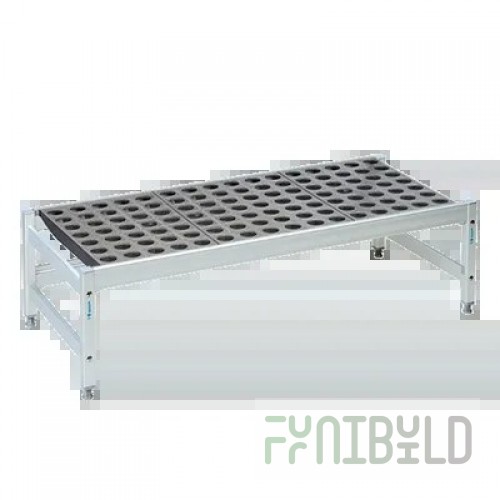 Fermod 6391091174 68 Inch Dunnage Rack Rail with Adjustable Composite Feet