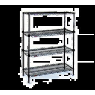 Eagle A1436Z 36 Inch Wire Shelf with Add-A-Shelf Collars and Split Sleeves