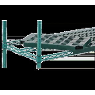 Eagle QPB2416VG-9 16 Inch Wire Basket with Valu-Gard Green Epoxy Finish