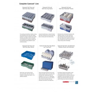 Cambro ETR24580 24 Inch Traverse for Stationary Units Brushed Graphite
