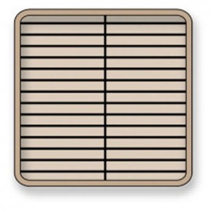 Vollrath 95006 62 Inch Plate Shelf Laminate Specify Formica Pionite Nevamar Color