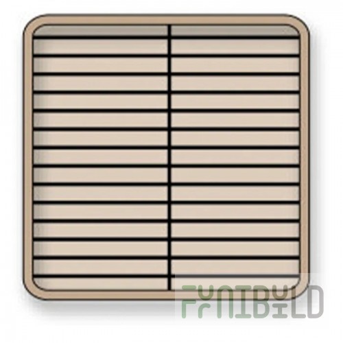 Vollrath 95006 62 Inch Plate Shelf Laminate Specify Formica Pionite Nevamar Color