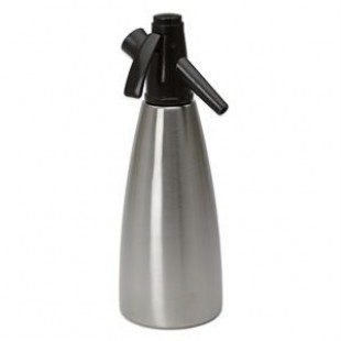 Royal Industries SSC 1 S 32 Oz Soda Dispenser Brushed Aluminum Whip-It