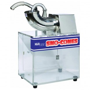 Hubert 30Y-005 Kratos® Snow Cone Machine Acrylic Cabinet 400 Lbs. Of Ice/Hour