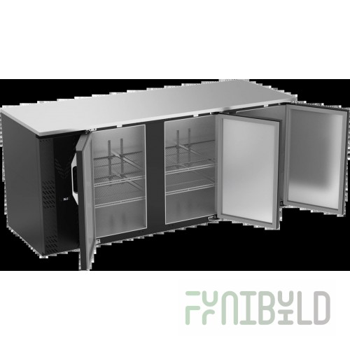 Victory VBB78HC-B Back Bar Refrigerator Three-section 78