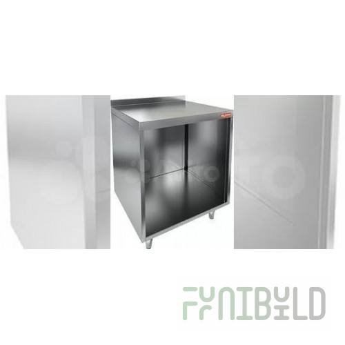 Wall-mounted open table Hicold NBMSO-10/7B (1000x700x850mm, with side)