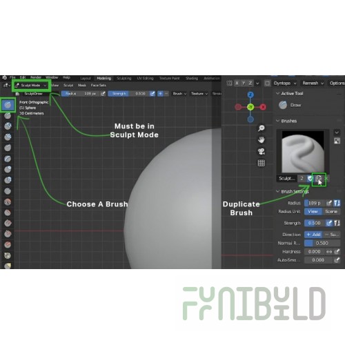 Blender brush BY-768A